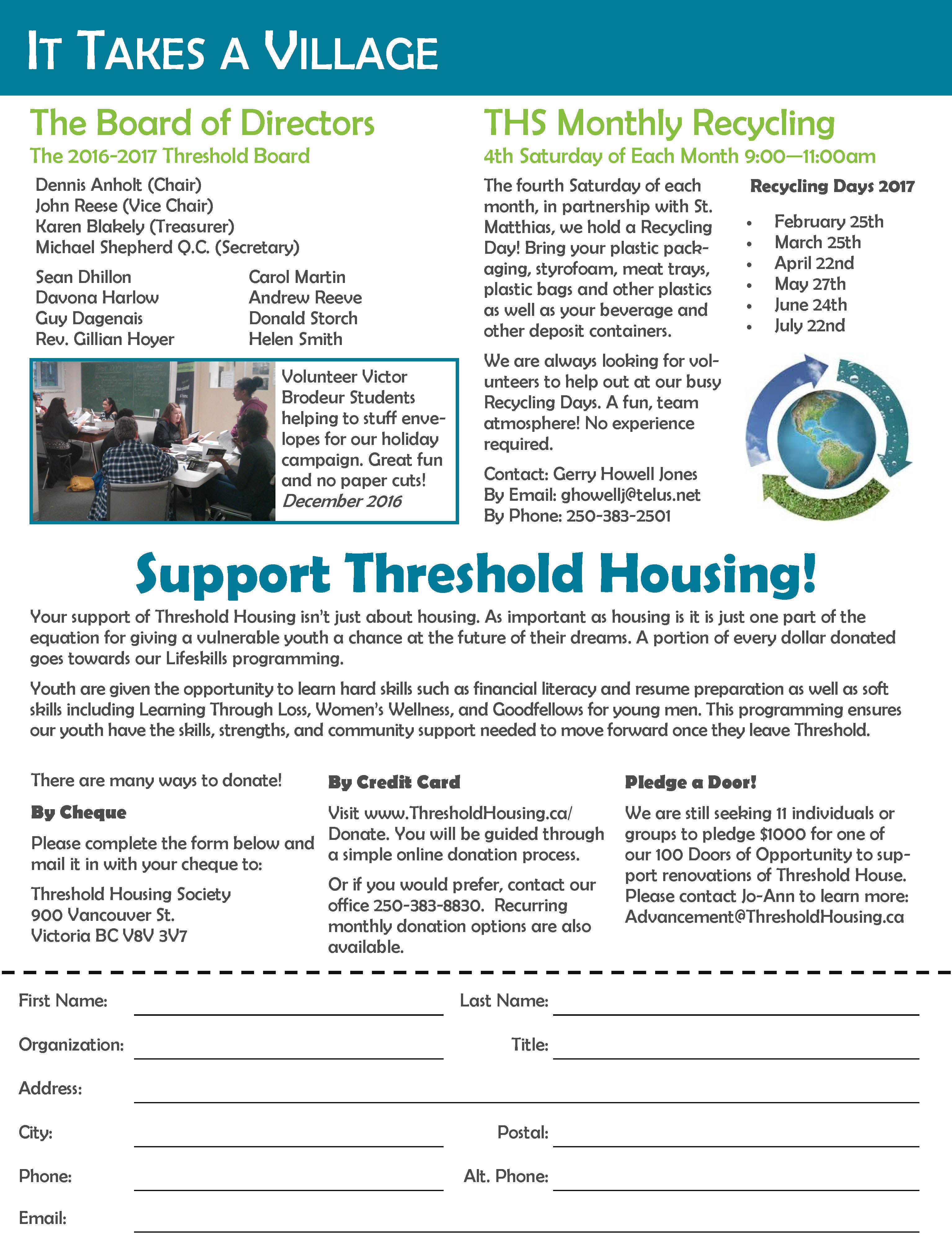 News Threshold Housing