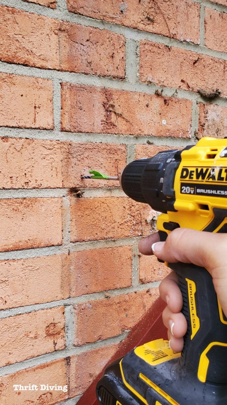 How to Drill into Concrete, Brick, and Stone DIY Tutorial for Newbies!