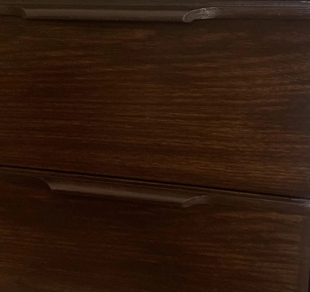 How to Gel Stain Laminate Furniture (Yes you can)! Thrifted Nest