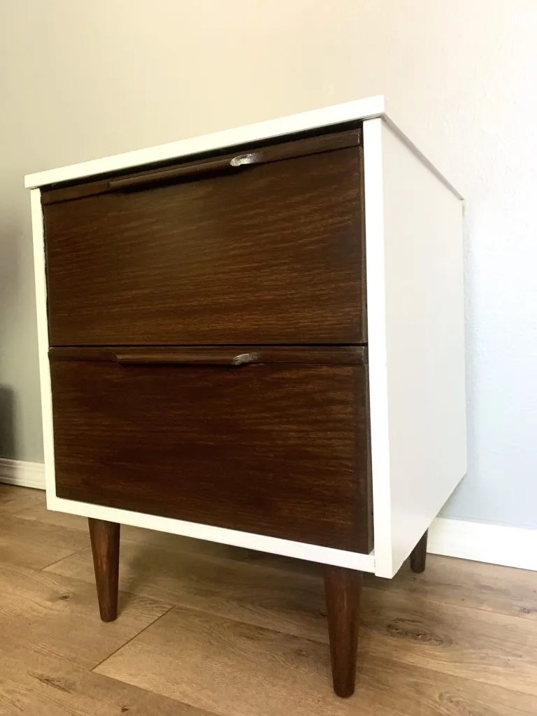 How to Gel Stain Laminate Furniture (Yes you can)! Thrifted Nest