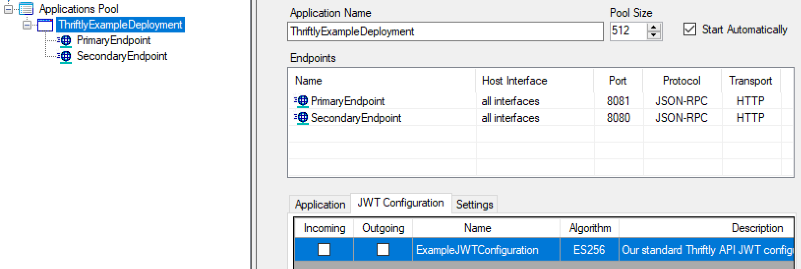 Configuring Your APIs to Handle JSON Web Tokens — thriftly.io