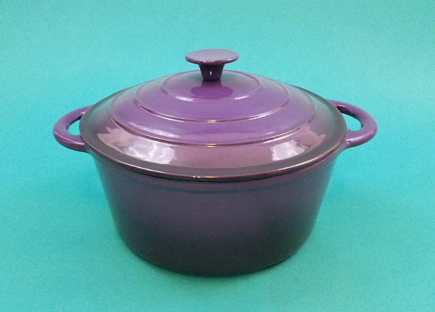 Purple CastIron Enamel Dutch Oven