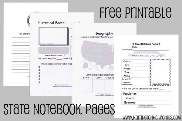 Free! Unit Studies for All 50 States Ben and Me