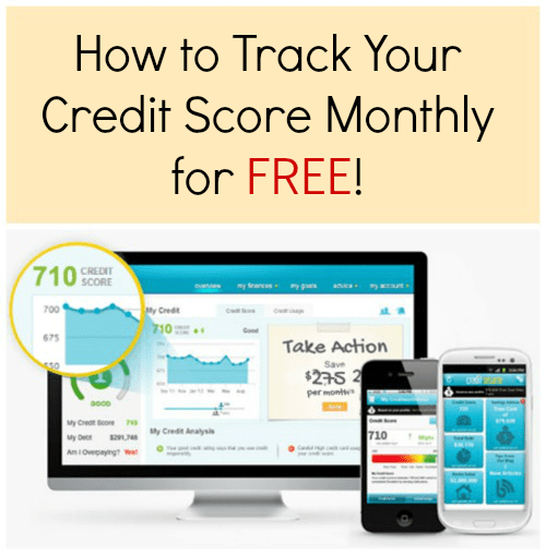 How to Track Your Credit Score Monthly for FREE Thrifty Jinxy