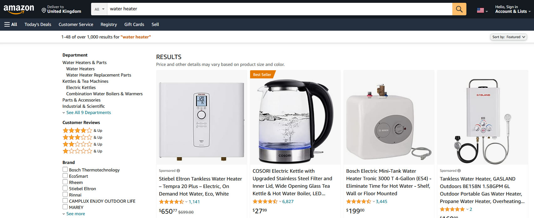The Cheapest Places to Buy Water Heaters Online Thrifty Two