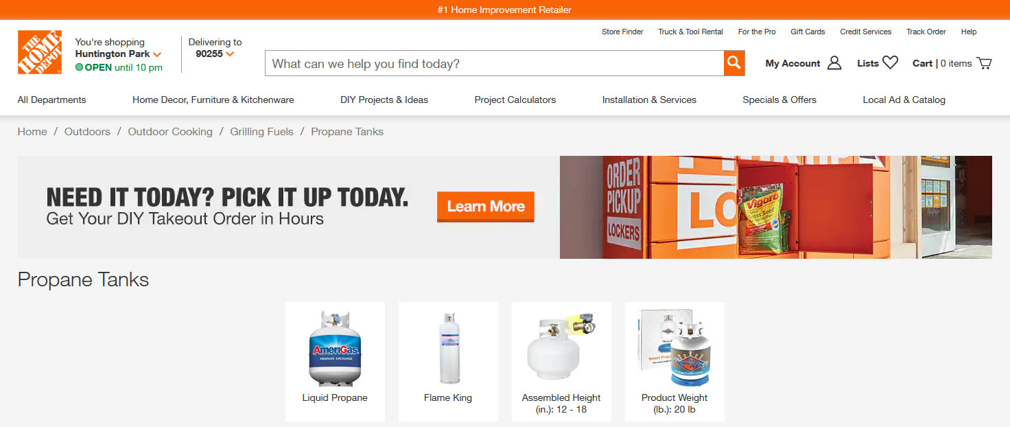 The Cheapest Places to Buy Propane Tanks Online Thrifty Two