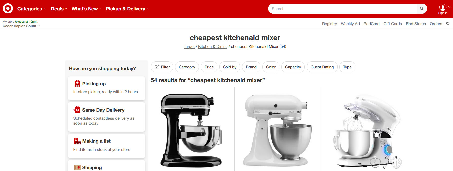 The Cheapest Places To Buy KitchenAid Mixers Online Thrifty Two