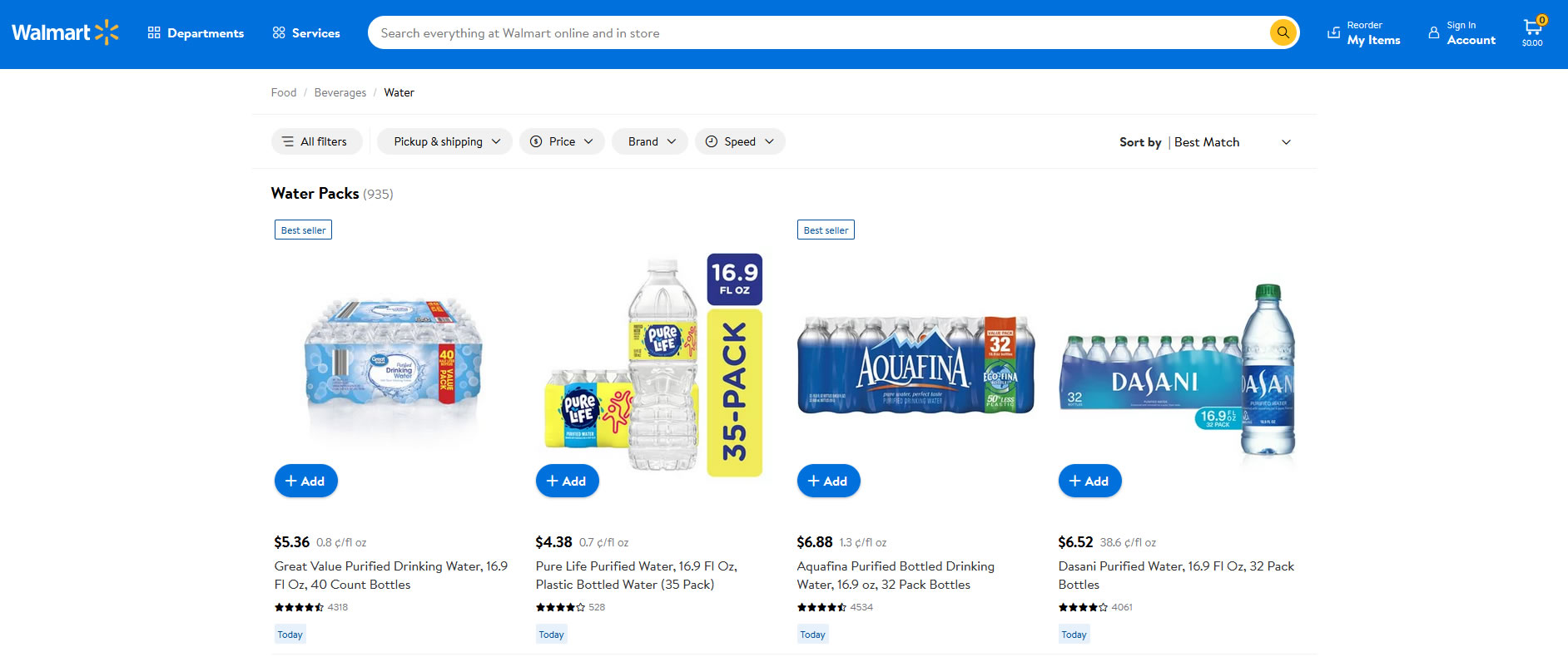 Cheapest Places to Buy Bottled Water Online Thrifty Two