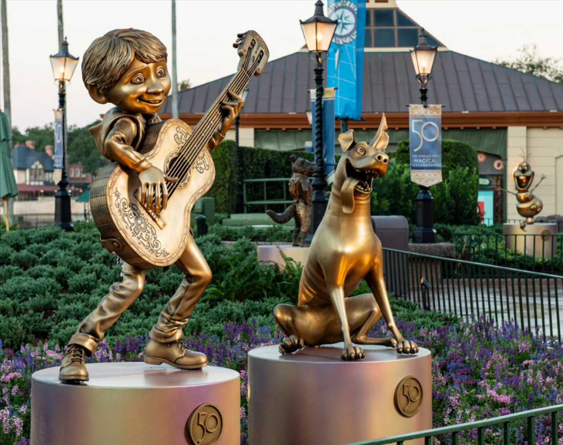 EPCOT Adds “Disney Fab 50 Character Collection” Statues ThrillGeek