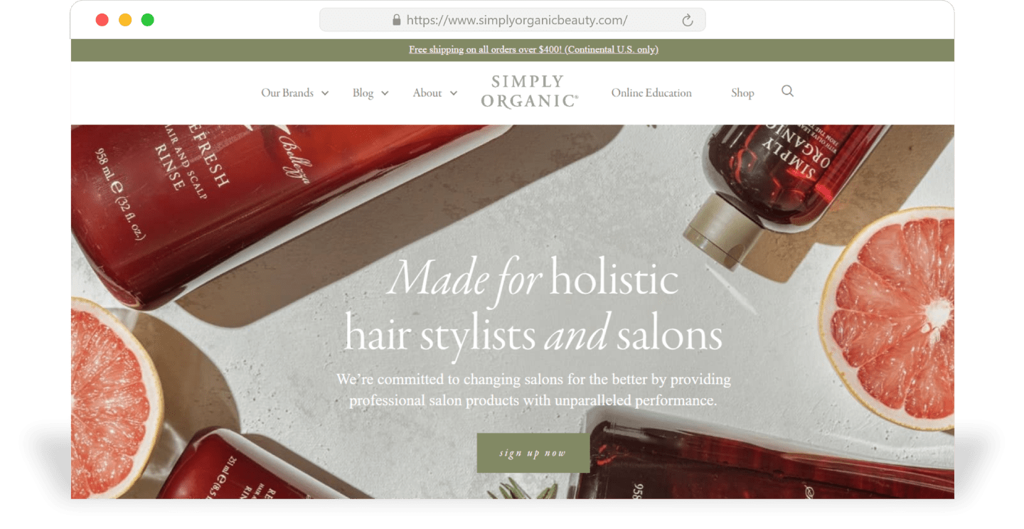 Simply Organic Beauty Thrive Marketing Agency