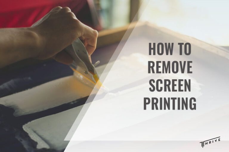 How to Remove Screen Printing at Home Reclaiming Fabric