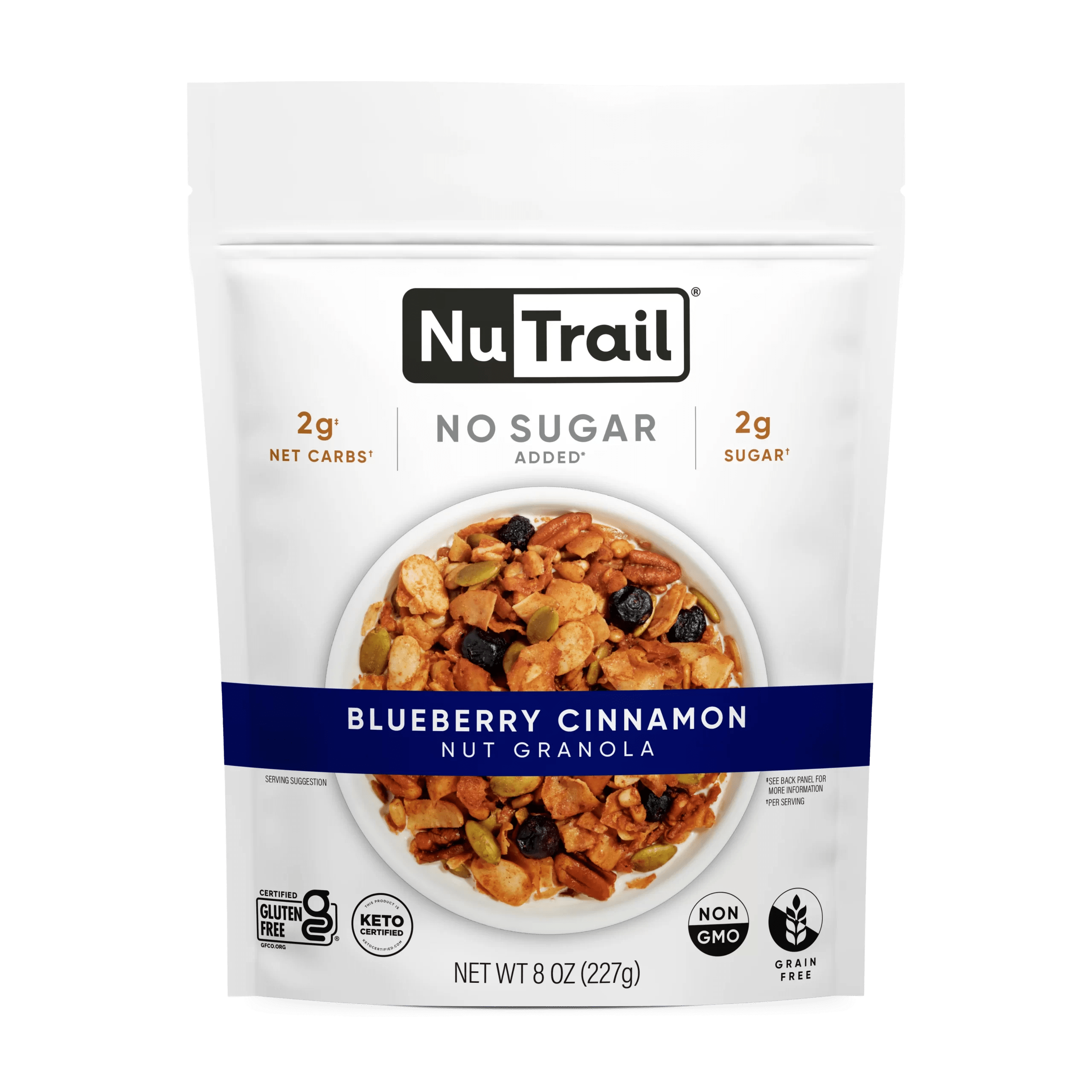 NuTrail Blueberry Cinnamon Nut Granola 8oz/227g Thrive WholeFoods Ghana