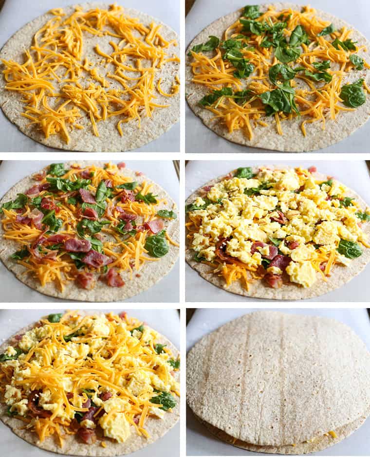 Farm Fresh Breakfast Quesadillas {Freezer Meal} Thriving Home