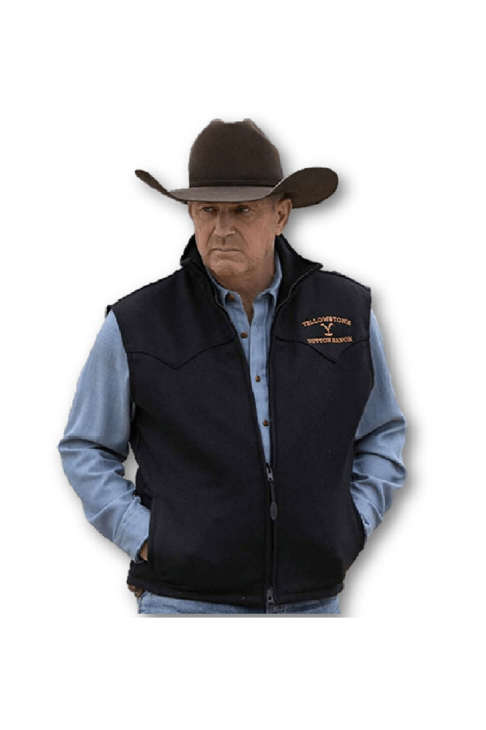 Kevin Costner Yellowstone Vest John Dutton Vest