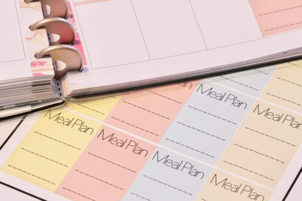 Happy Planner Menu Plan Stickers Using Any Cricut Cutting Machine