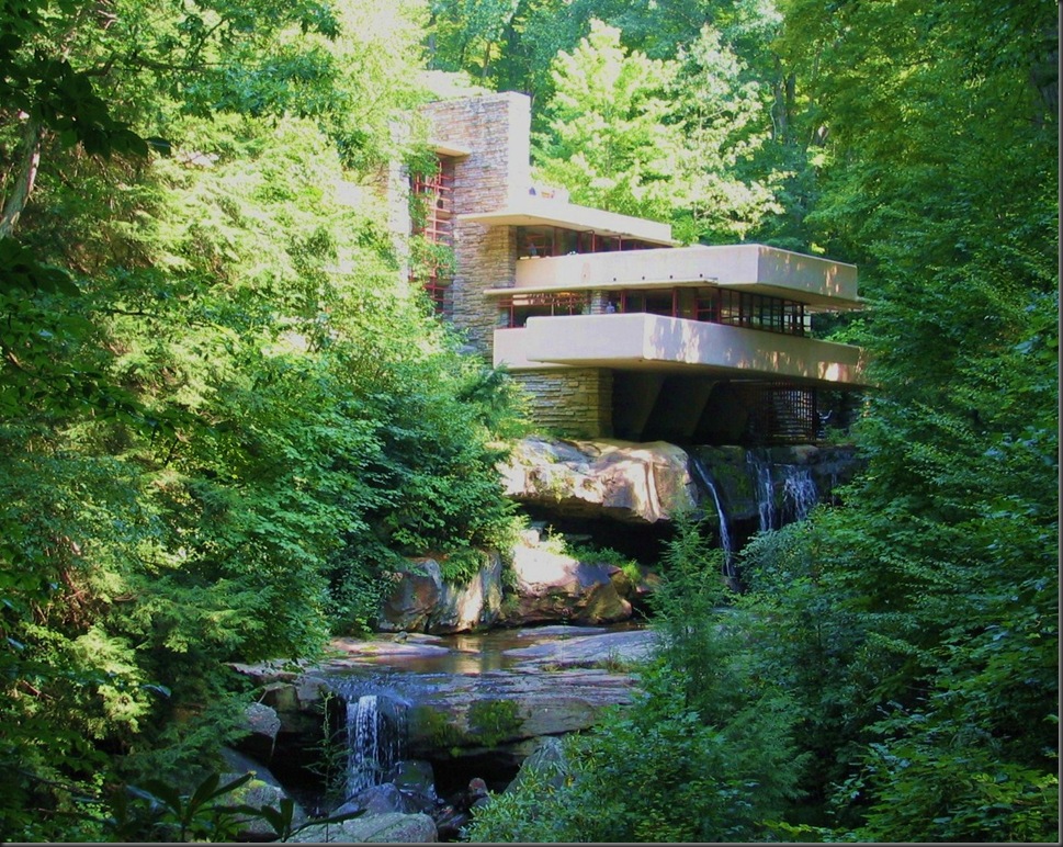 Masterpiece Fallingwater by Frank Lloyd Wright through
