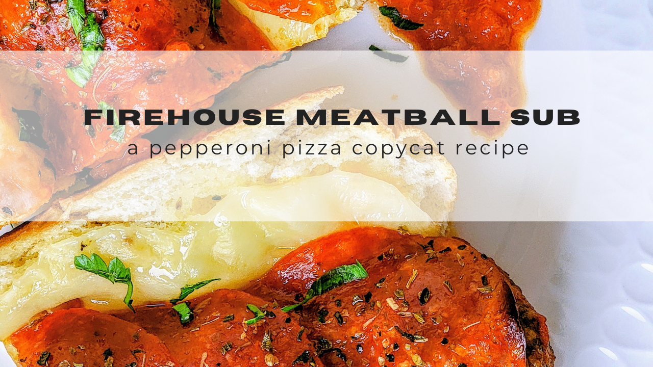 How To Make Firehouse Subs Meatball Sub {New Pizza Version}