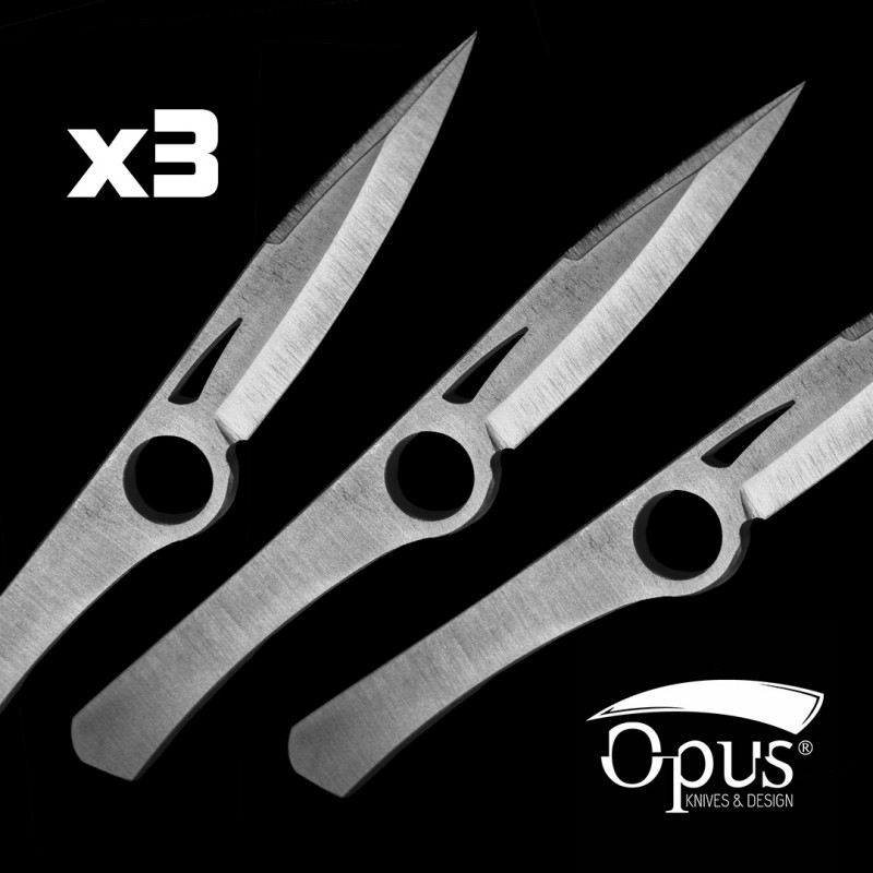 Handmade throwing knives set The Spinosaurus