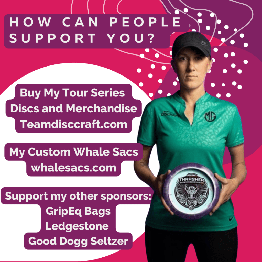 Catching Up with Missy Gannon2021 Inaugural Throw Pink Women's Disc