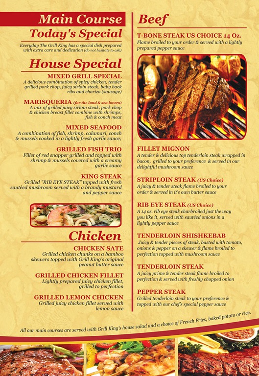 The Grill King Thru My Cabin Window