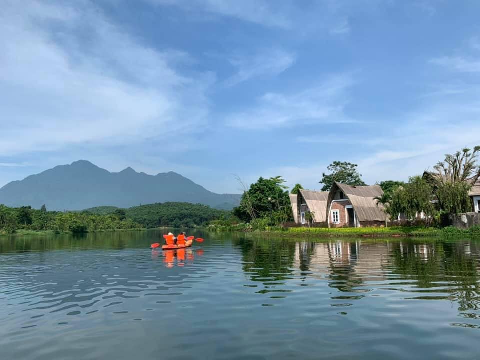 Villa Tản Đà Lake view Ba Vì 5 phòng ngủ view hồ, có bể bơi riêng, câu