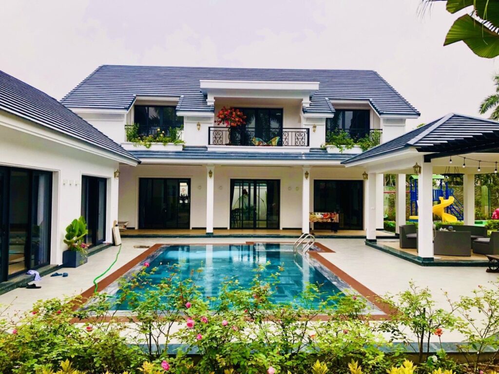Sapphire Villa Lương Sơn, Hòa Bình (5+6PN, 4000m2)+ bể bơi, BBq, Oke