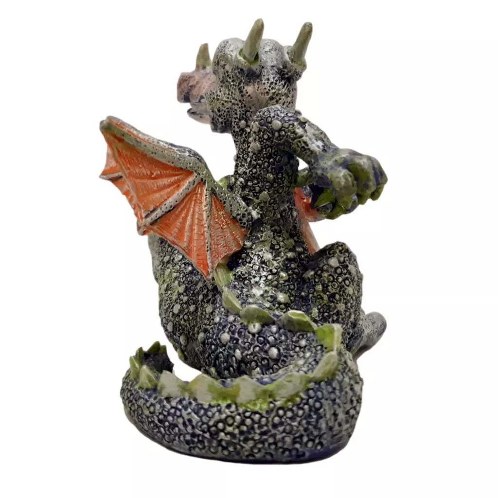 De grote exemplaren zijn i.v.m. Web rusd tuin figuren, vier meditatie beelden van schattige kleine draken met verschillende verschijningen, hars decoraties voor collectie of outdoor tuin decoratie geschenken. Draken Beeld Fantasy set van 4 draak beeldjes decoratie 10 cm