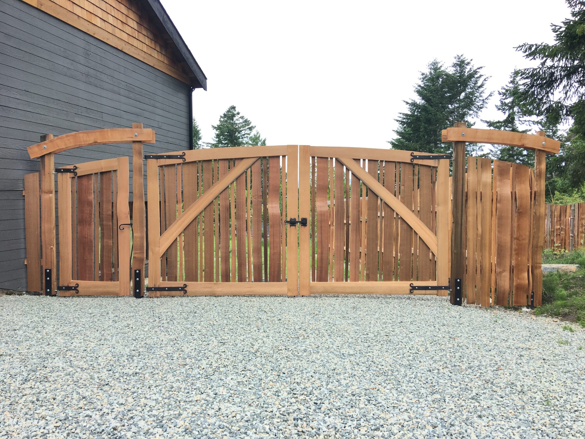 Cedar Driveway Gates Thuja Wood Art Reclaimed Cedar Furniture Wood