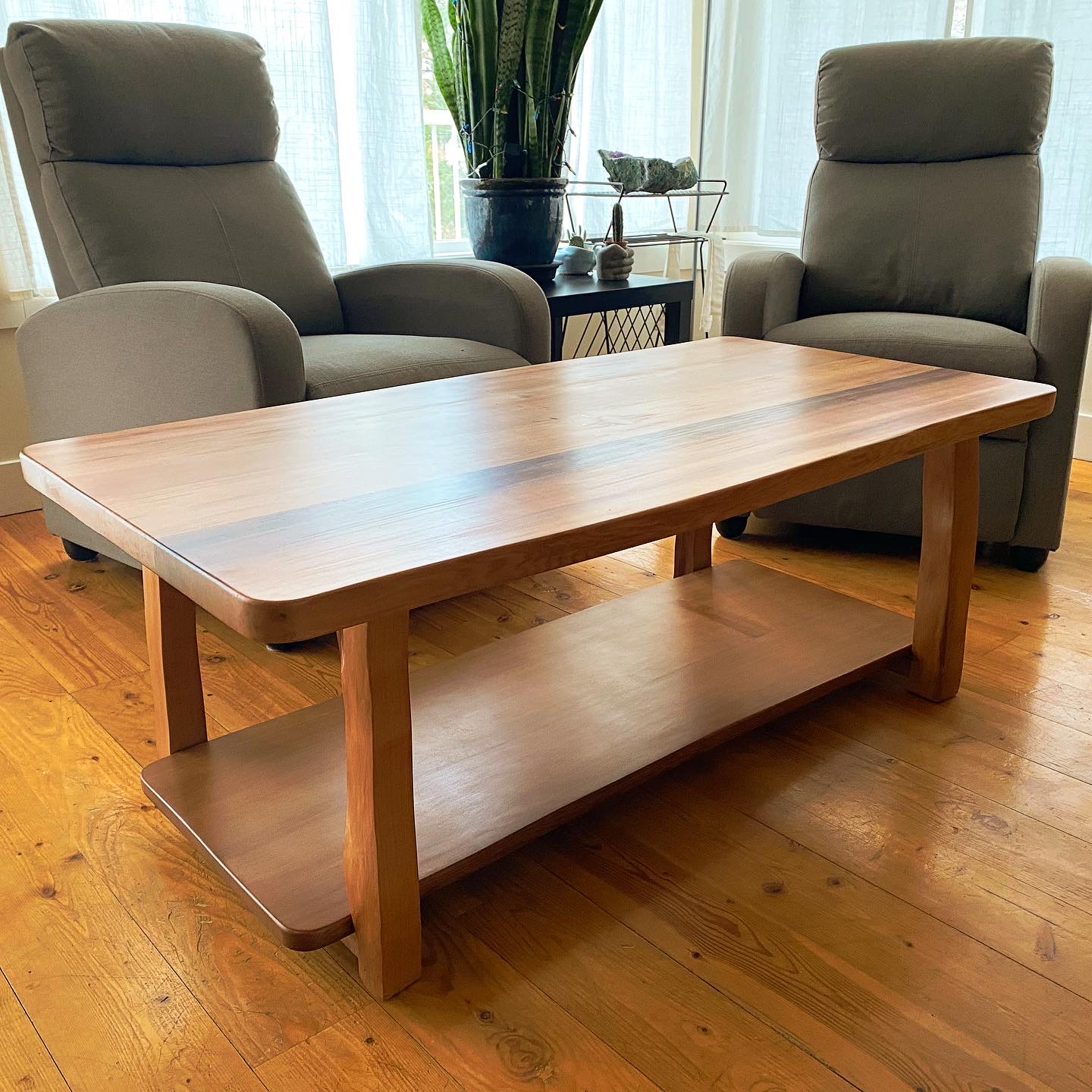 Three Cedar Coffee Tables Thuja Wood Art Reclaimed Cedar Furniture