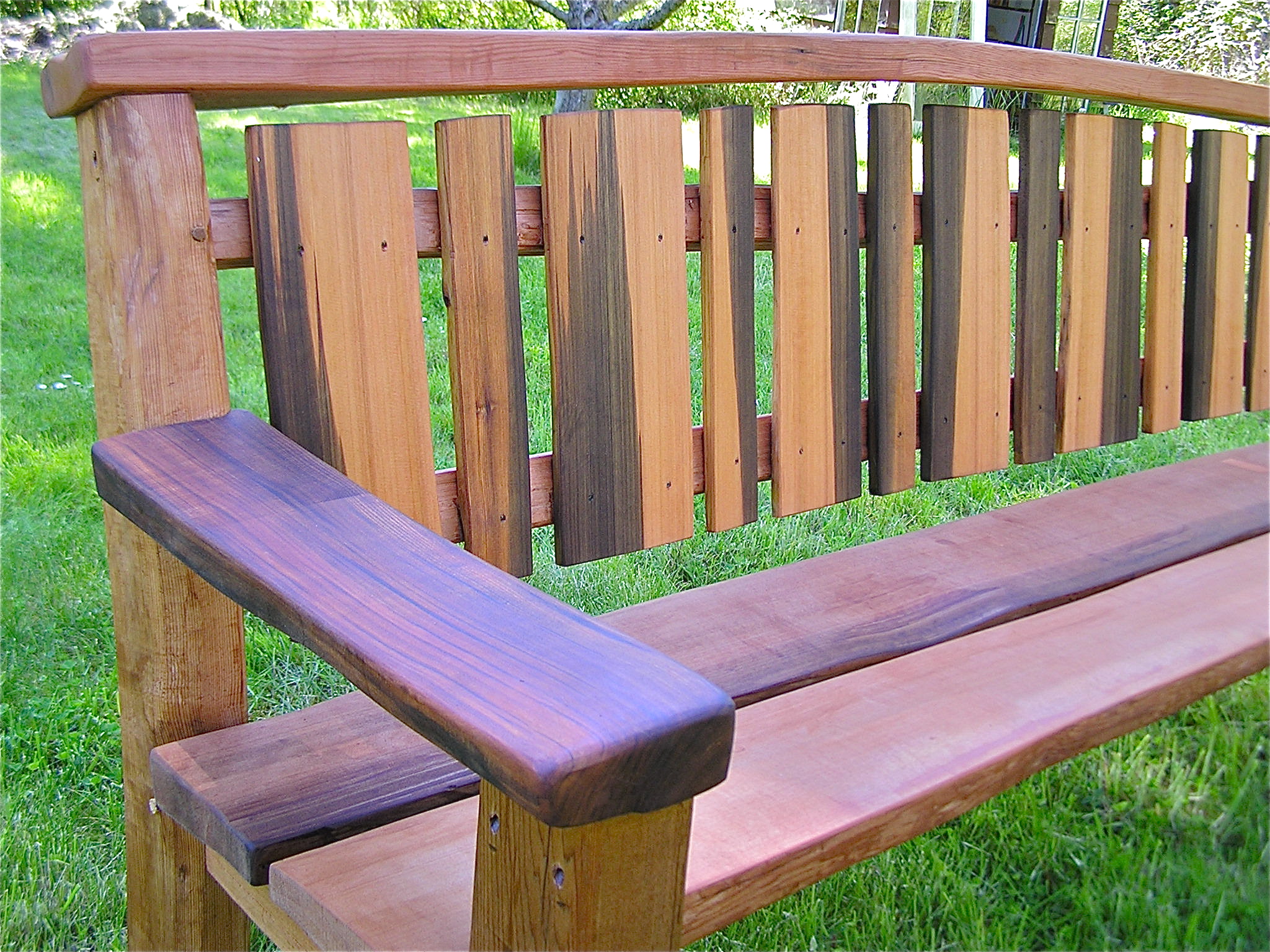 Schaeffers Bench 2 Thuja Wood Art Reclaimed Cedar Furniture Wood