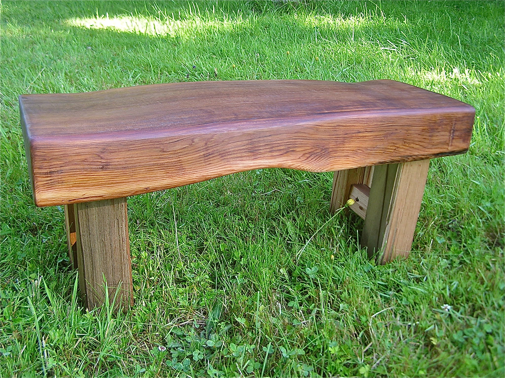 car stop bench 1 Thuja Wood Art Reclaimed Cedar Furniture Wood Art