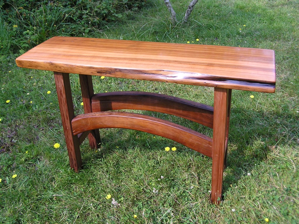 Pat's red cedar table Thuja Wood Art Reclaimed Cedar Furniture Wood