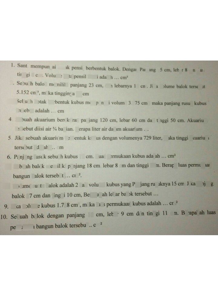 Sebuah balok memiliki pan... Lihat cara penyelesaian di QANDA