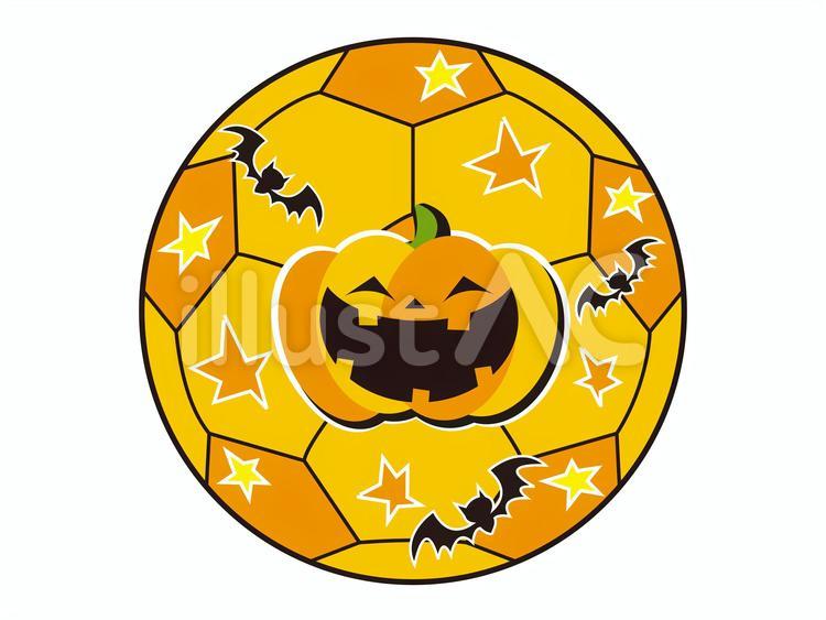 オレンジ色のサッカーボール ハロウィンイラスト No 23095540／無料イラスト/フリー素材なら「イラストAC」