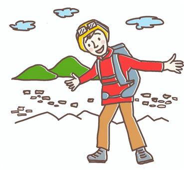 職業いろいろ 侍 政治家 清掃員 登山家 イラスト素材 [ 6479029 ] - フォトライブラリー Photolibrary 登山家イラスト／無料イラストなら「イラストAc」