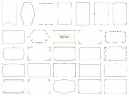 シンプル飾り枠 イラスト素材 [ 3447123 ] - フォトライブラリー Photolibrary シンプルフレームイラスト／無料イラストなら「イラストAc」