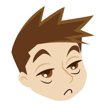 あきれ顔の里香【ヴァイスシュヴァルツトレカお買得価格通販：トレコロ】 あきれ顔イラスト／無料イラストなら「イラストAc」