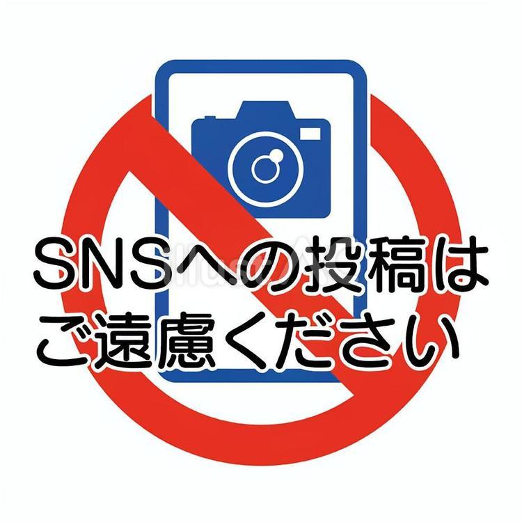 SNSへの投稿禁止の表示イラスト No 23898731｜無料イラスト・フリー素材なら「イラストAC」