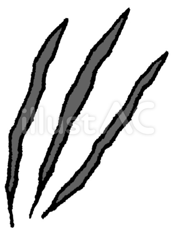 爪の引っかき傷のような茶色の背景素材｜Ai・Epsのイラレ・イラストレーターのベクター背景素材集が全て無料で商用Ok！ 引っ掻き傷イラスト - No: 712491／無料イラストなら「イラストAc」