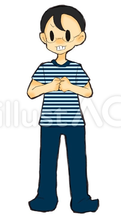 ２１歳「もちろん抵抗するで、拳で！」 - 2018年02月17日のイラストのボケ[59248703] - ボケて（Bokete） 拳で 男性イラスト - No: 913151／無料イラストなら「イラストAc」