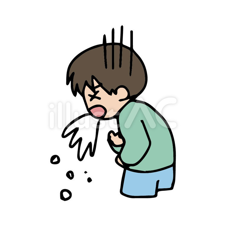 Free Vectors Vomiting, vomiting, sudden illness in children, blowing milk
