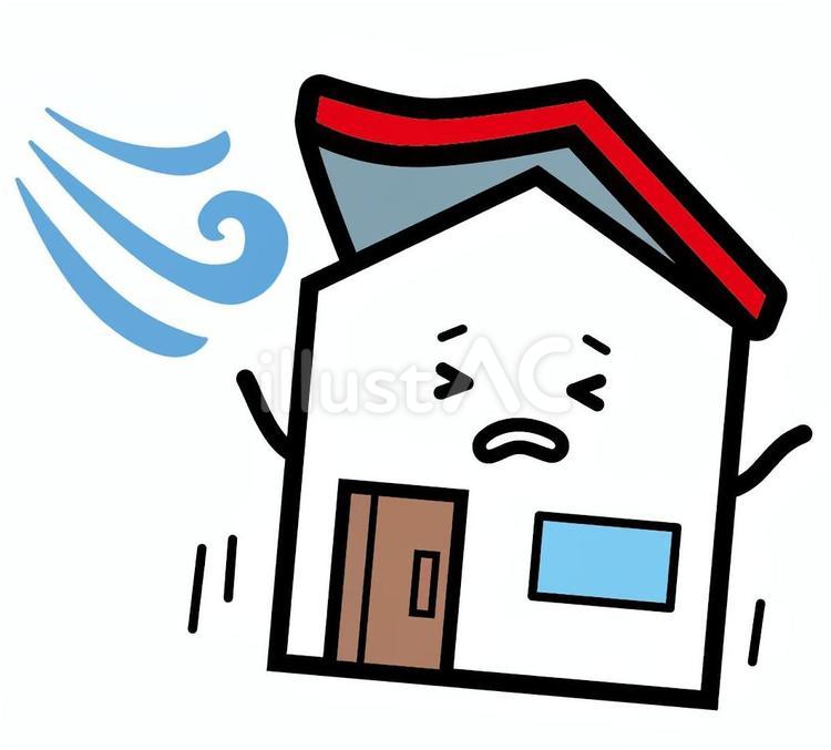 Free Vectors storm disaster roof damage damage house