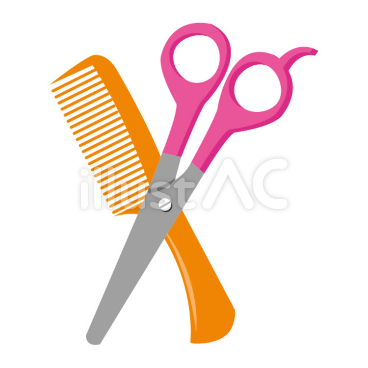 Scissors And Comb Clip Art