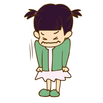 口を引き結ぶあっちゃん - 写真共有サイト「フォト蔵」 口を結ぶイラスト／無料イラストなら「イラストAc」