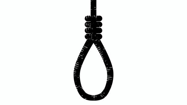 Howto情報｜暮らしに便利！ロープの結び方 先端に輪を作る「もやい結び」｜ホームセンター 首吊りロープイラスト／無料イラストなら「イラストAc」