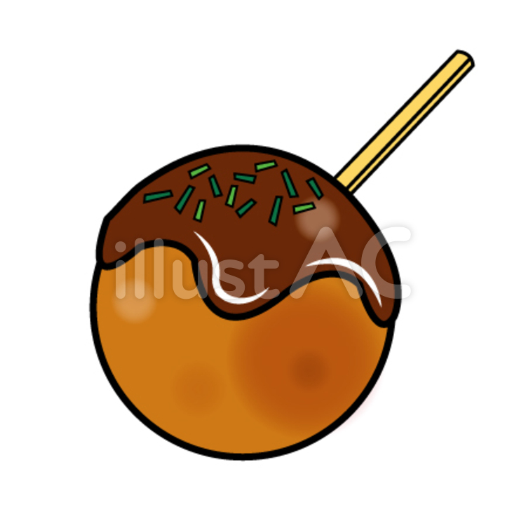 たこ焼きのタコキャライラストのフリー素材｜イラストイメージ たこ焼きイラスト - No: 501488／無料イラストなら「イラストAc」