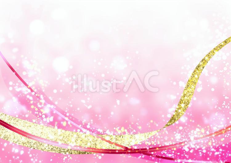 Free Vectors Pink and gold ribbon glitter background