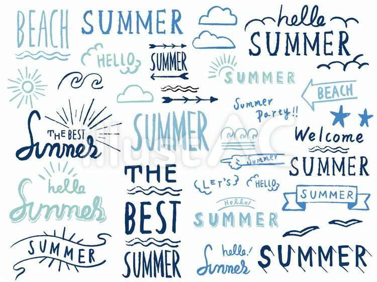 英語のロゴでオシャレぶった食パン - Line スタンプ | Line Store 夏の英語ロゴ素材イラスト - No: 2039571／無料イラストなら「イラストAc」