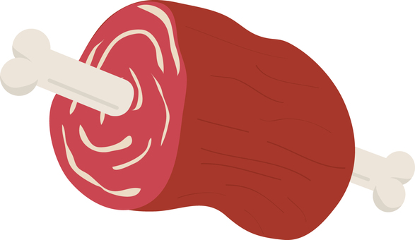 ベクトルで肉のイラスト。肉のグリル。生の肉。ステーキ。 のイラスト素材・ベクタ - . Image 61581979. お肉イラスト／無料イラストなら「イラストAc」
