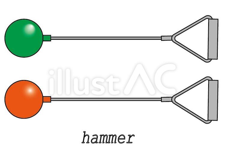 Free Vectors Hammer throw hammer